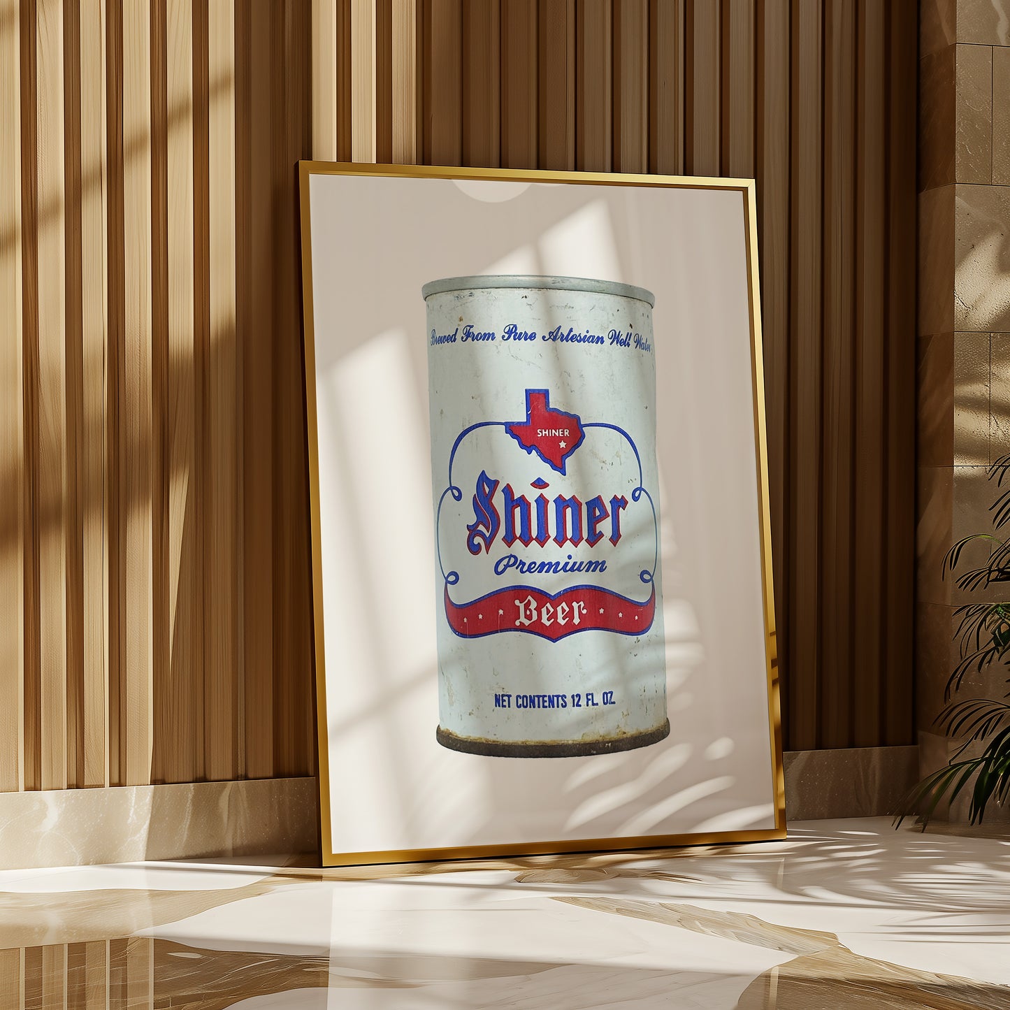 Shiner Premium Beer Can Art Print