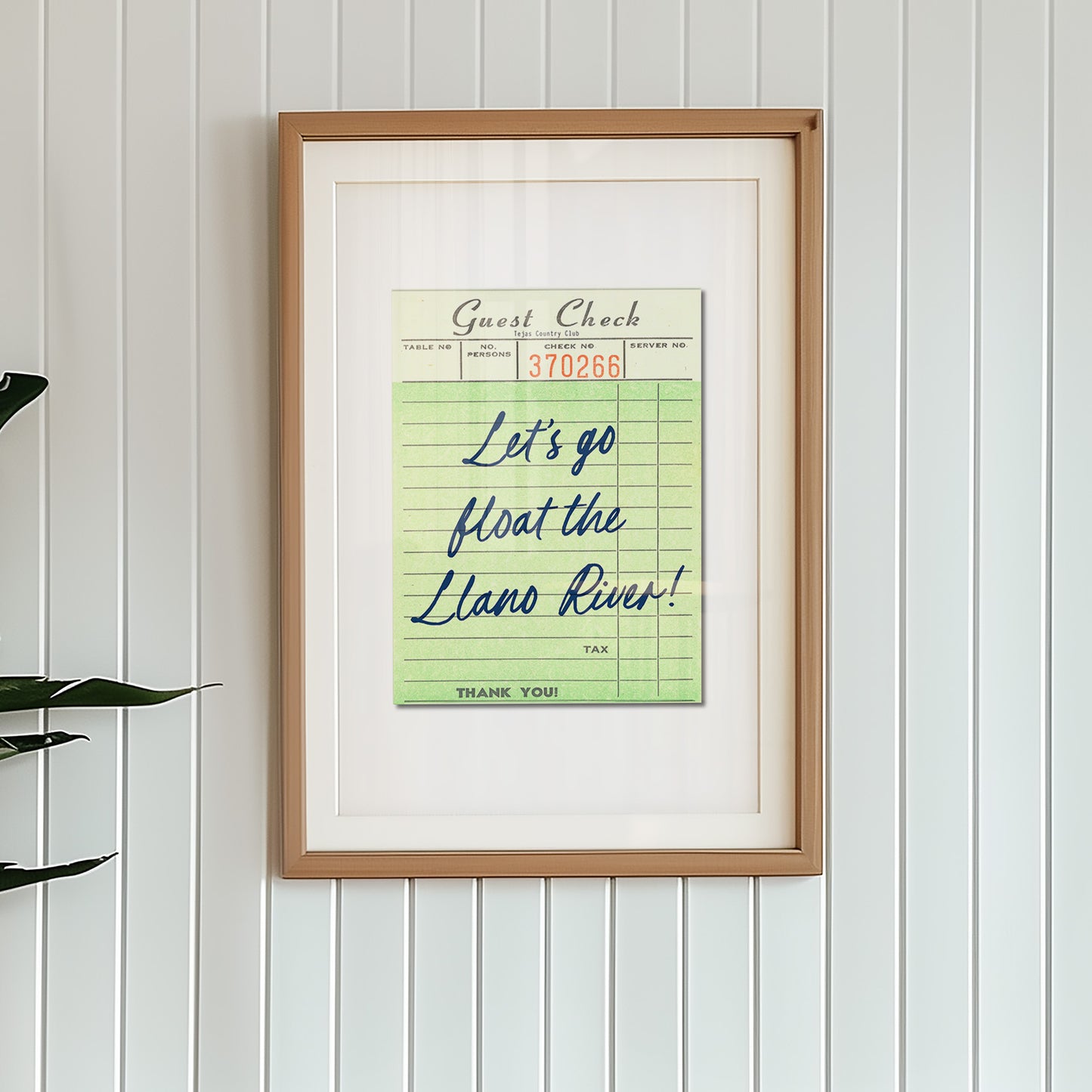 Let's Go Float the Llano River Art Print