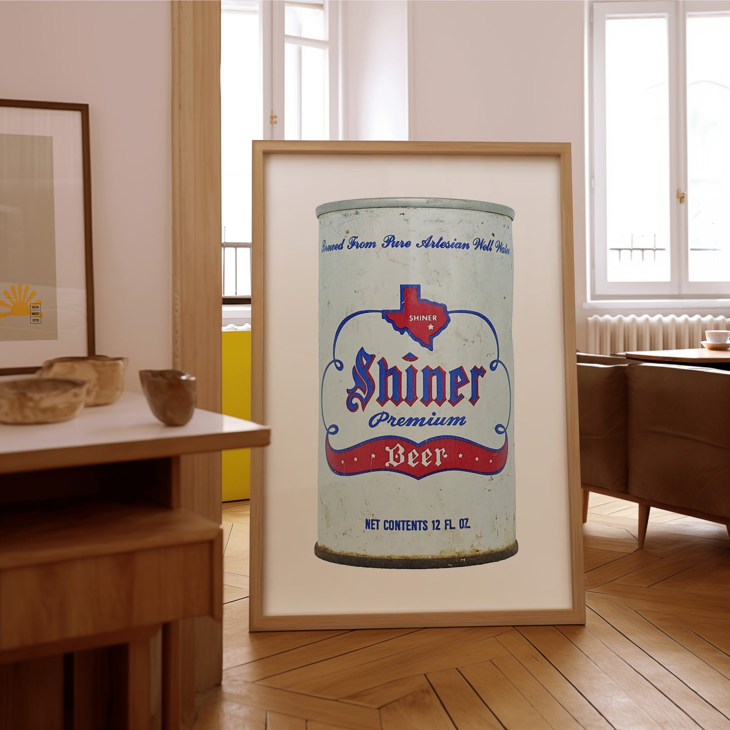 Shiner Premium Beer Can Art Print