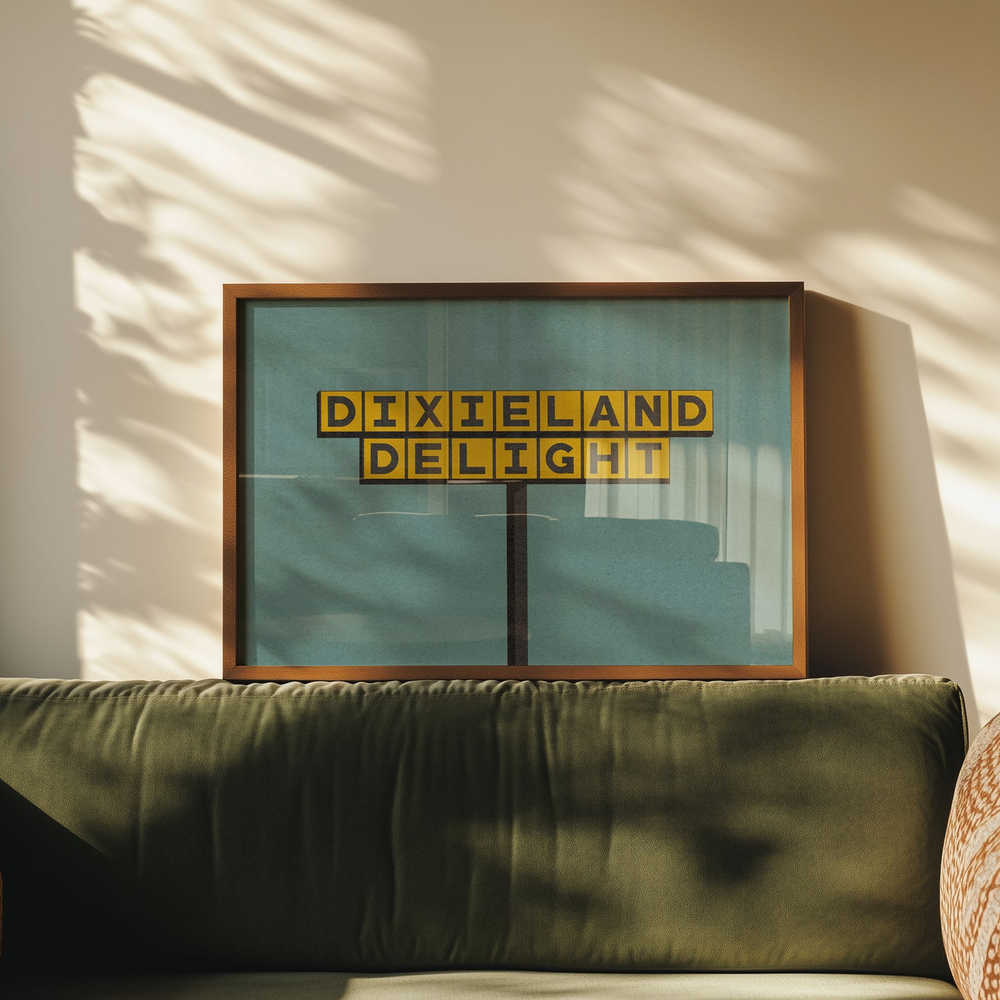 Dixieland Delight Highway Sign Art Print