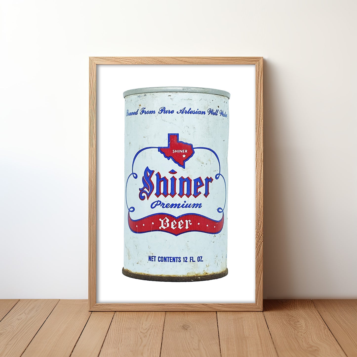 Shiner Premium Beer Can Art Print