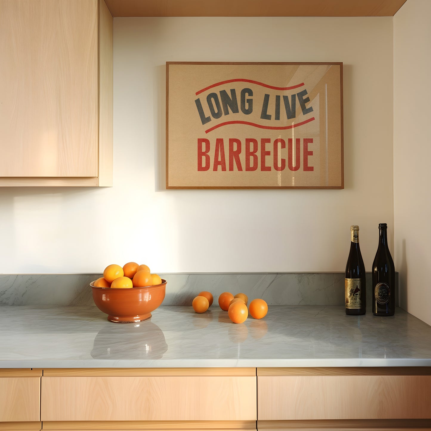 Long Live Barbecue Art Print