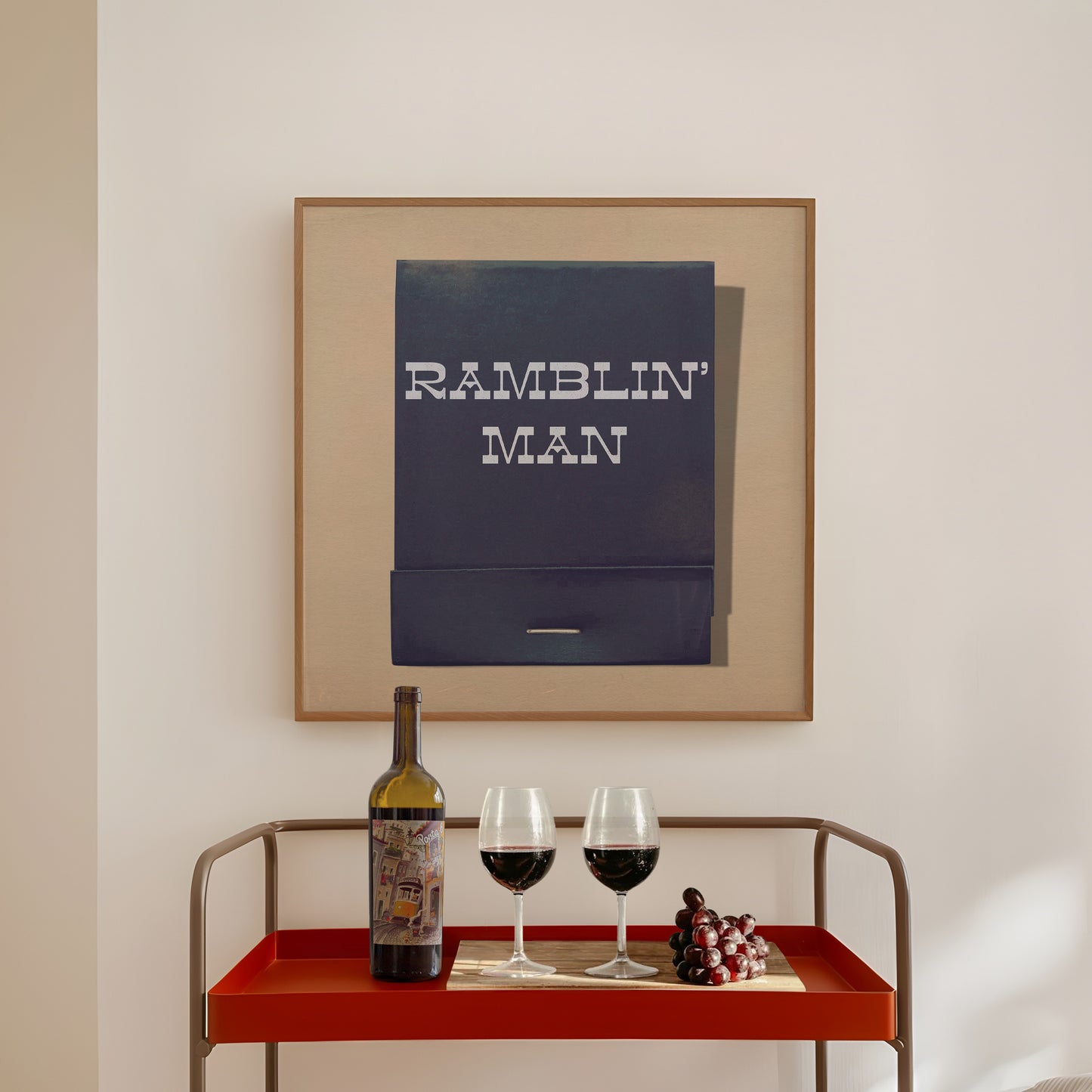 Ramblin' Man Matchbook Art Print