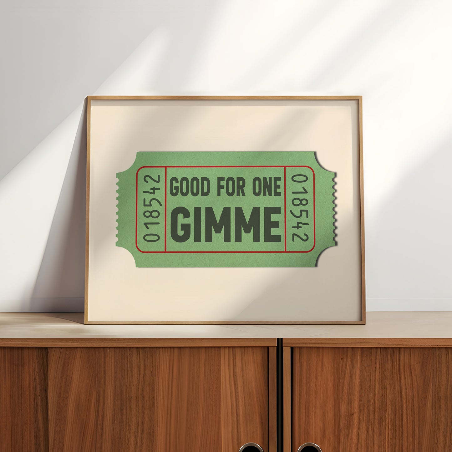 Good For One Gimee Golf Home Decor Art Print