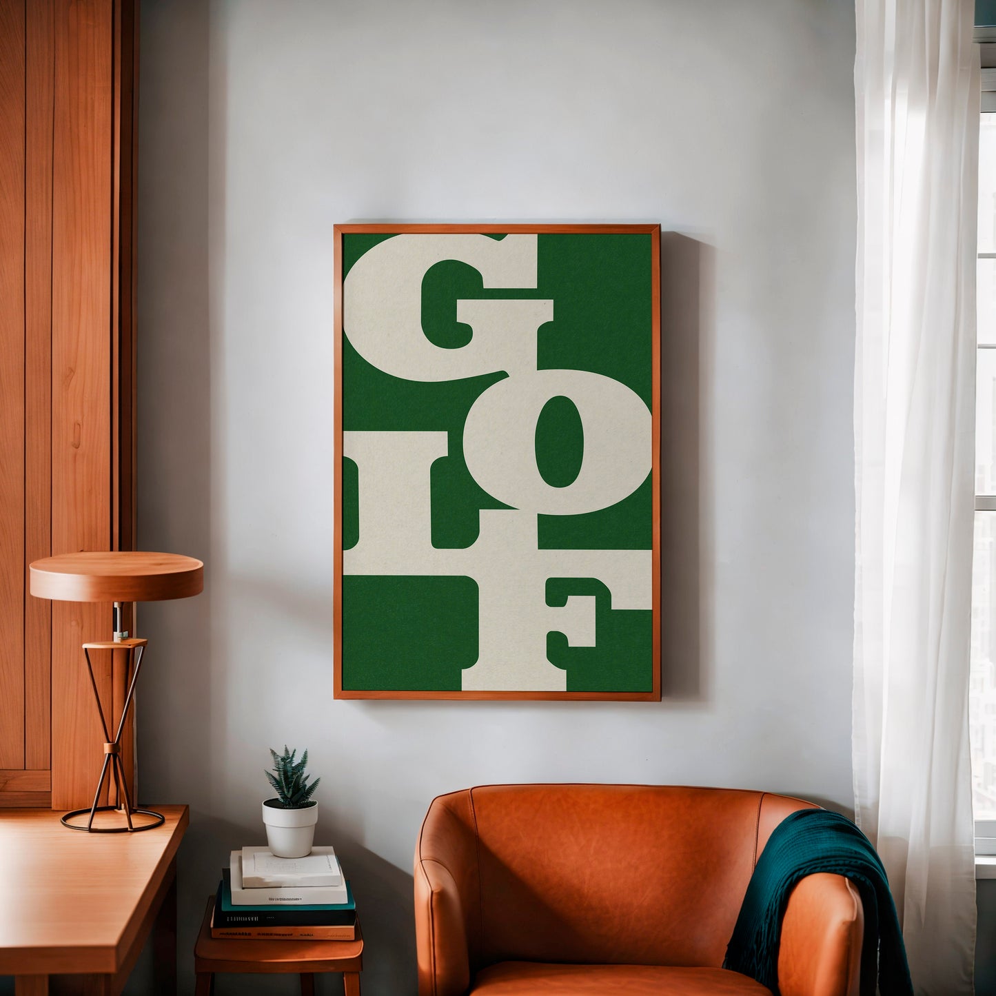 Framed Golf Typography - JK - Tejas Country Club