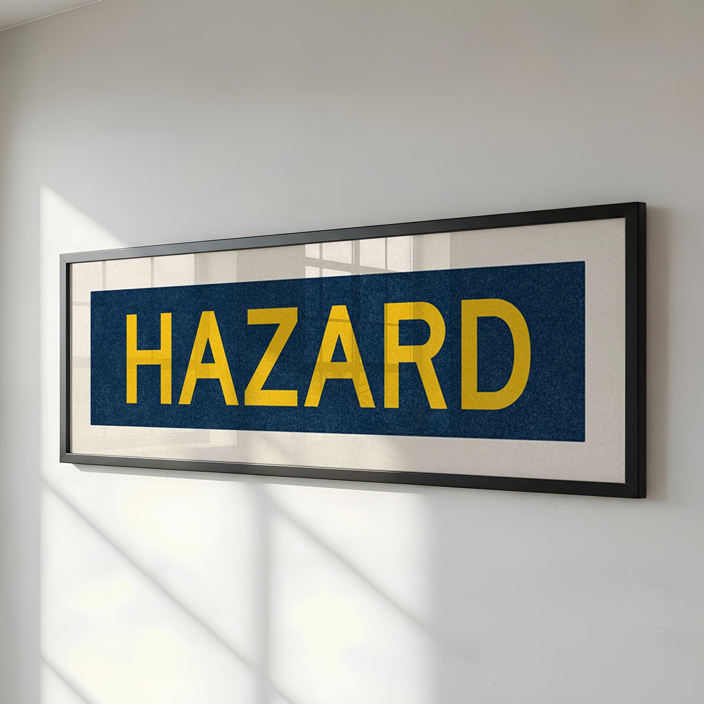 Framed Hazard Bus Scroll - Custom Job - Les