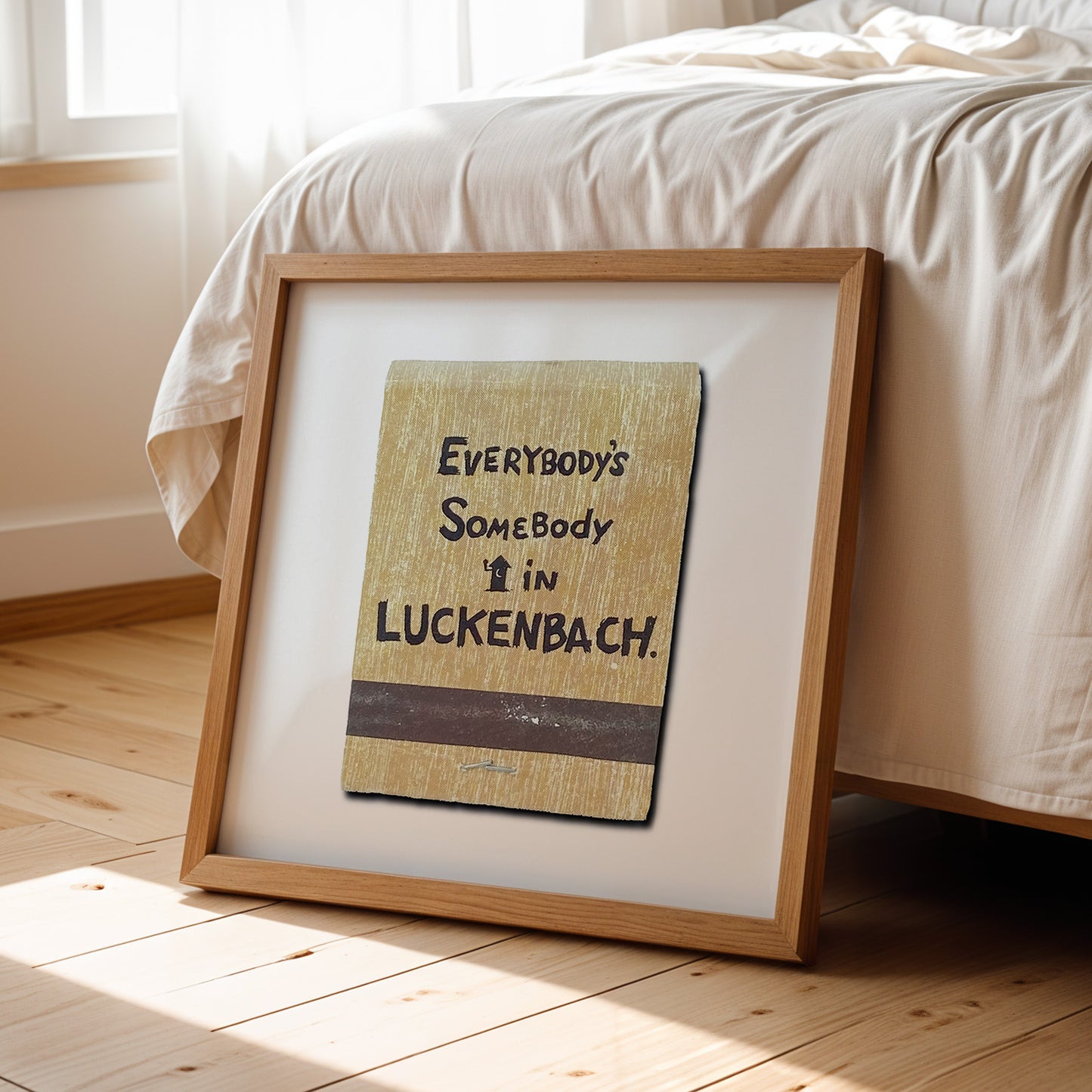 Luckenbach Texas Matchbook Photography Print