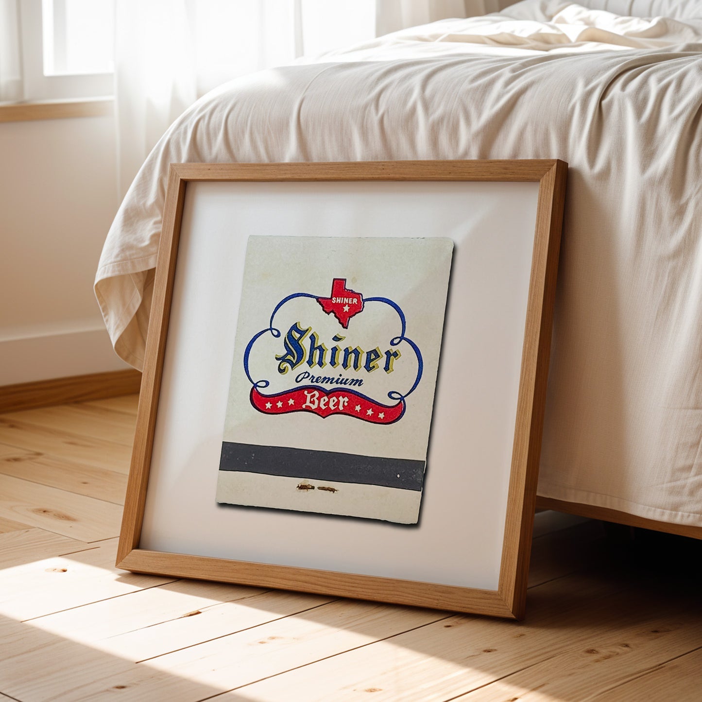 Shiner Premium Beer White Matchbook Photography Print