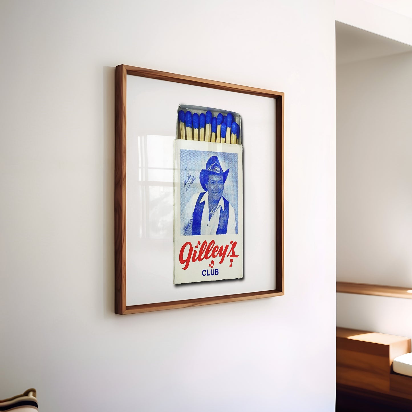 Gilley's Houston Texas Matchbook Photography Print