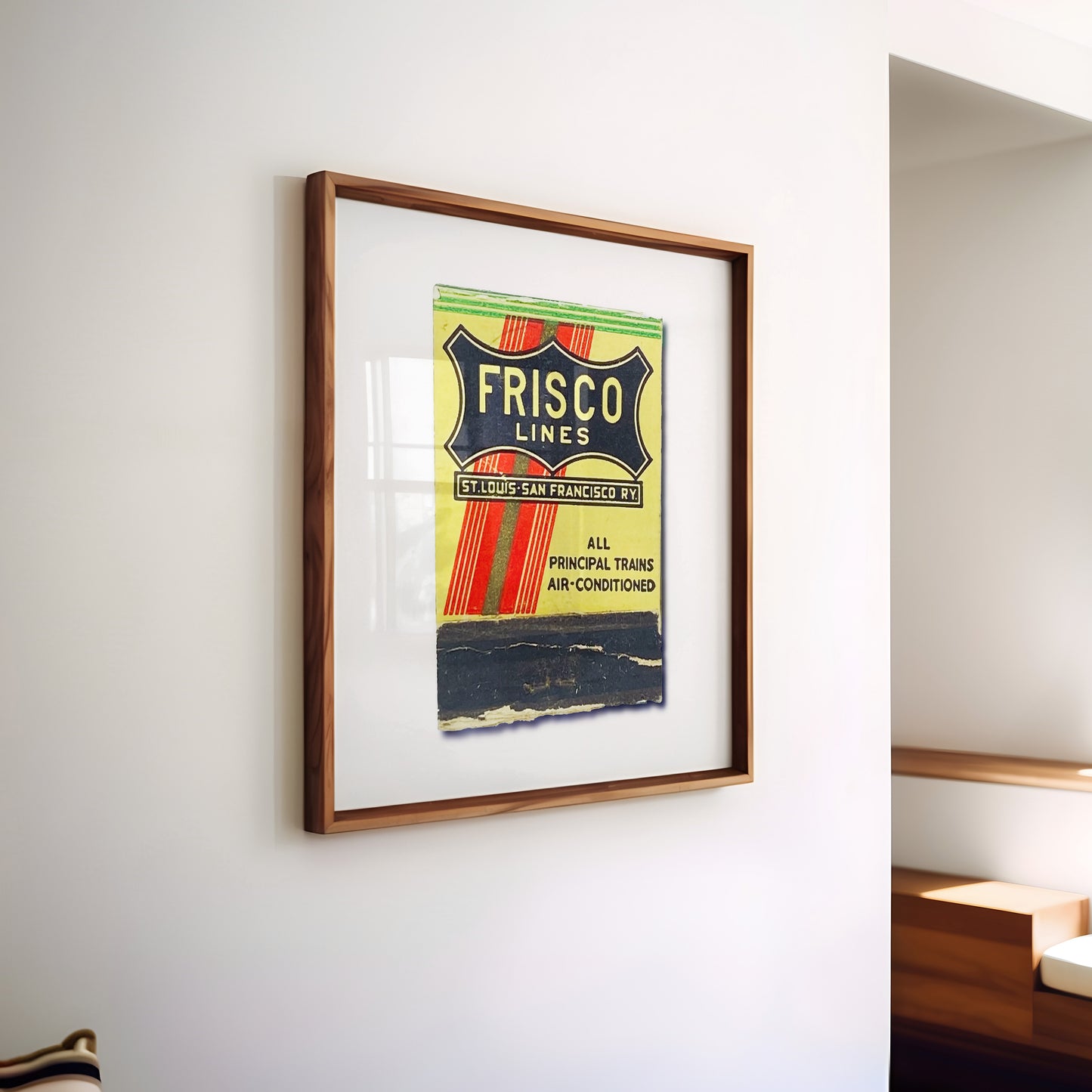 Vintage Frisco Railroad Matchbook Photography Print
