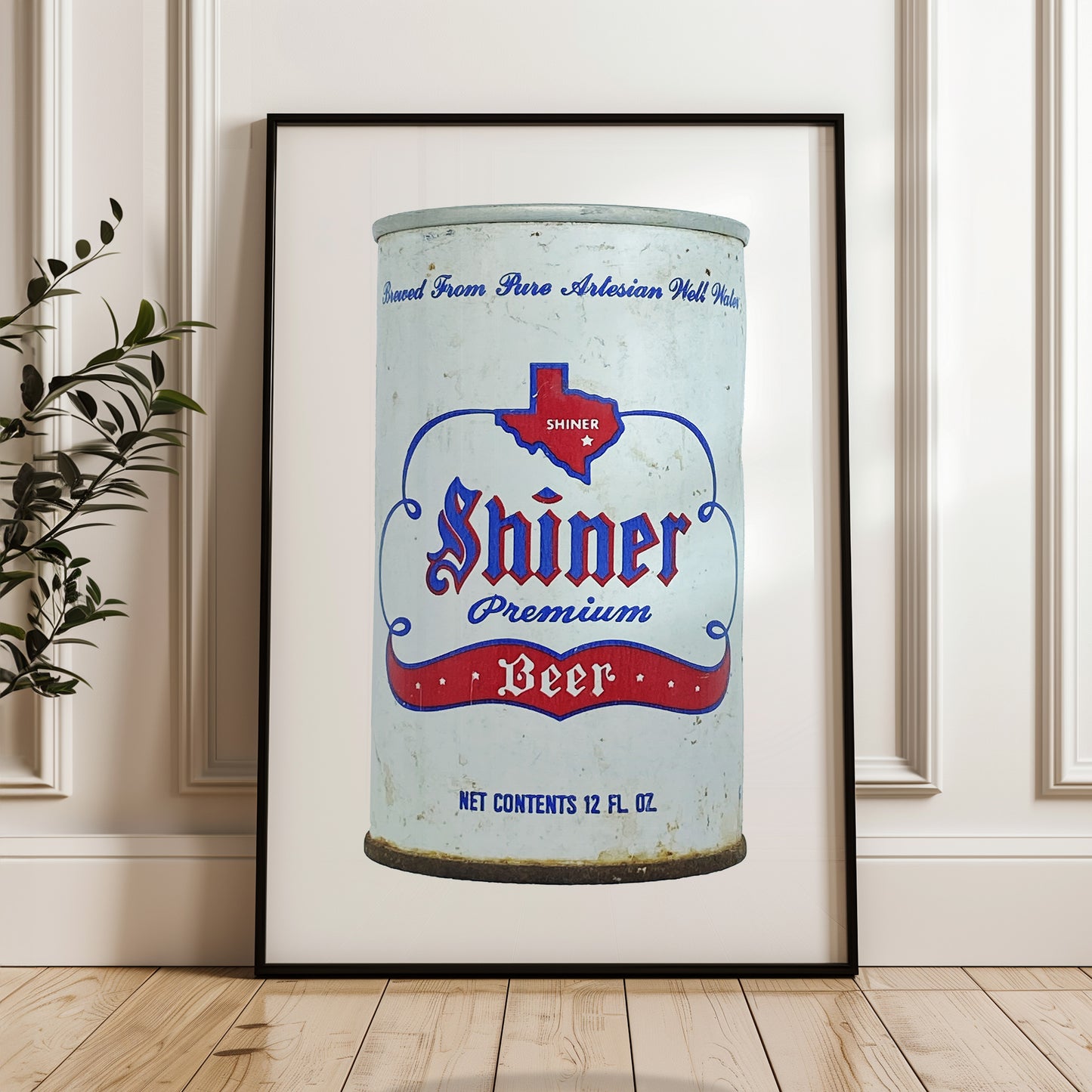 Shiner Premium Beer Can Art Print