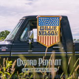 Stars and Stripes Willie Nelson Camp Flag • Willie Nelson x Oxford Pennant