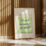 Let's Go To The Rodeo In Fort Worth Guest Check Art Print - Tejas Country Club