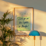 Let's Go See The Lights In Marfa Guest Check Art Print - Tejas Country Club