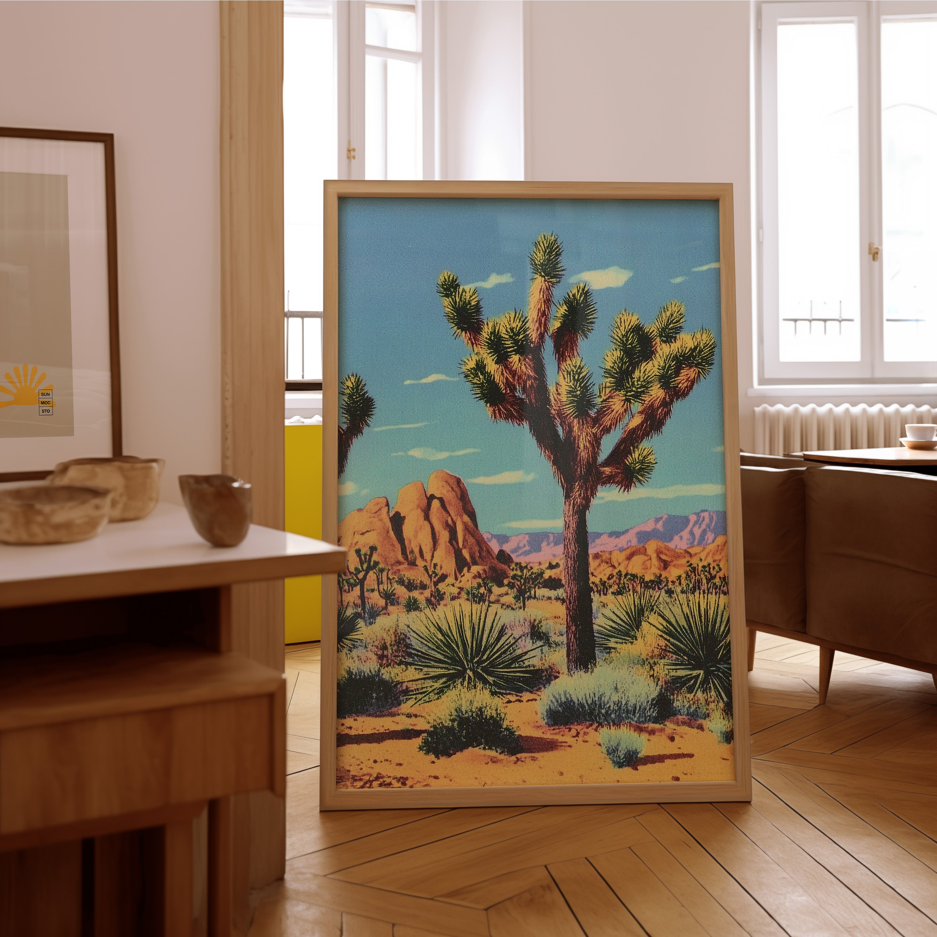Joshua Tree Desert California Landscape Art Print - Tejas Country Club
