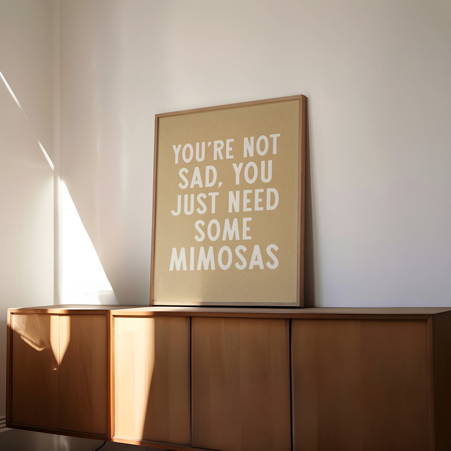 Mimosas Humor Wall Art Home Decor Art Print