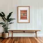 Southwestern Native Style Stripes Rug Art Print #1 - Tejas Country Club