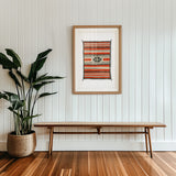 Southwestern Native Style Stripes Rug Art Print #1 - Tejas Country Club