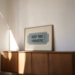 Keep This Copacetic Ticket Stub Art Print - Tejas Country Club