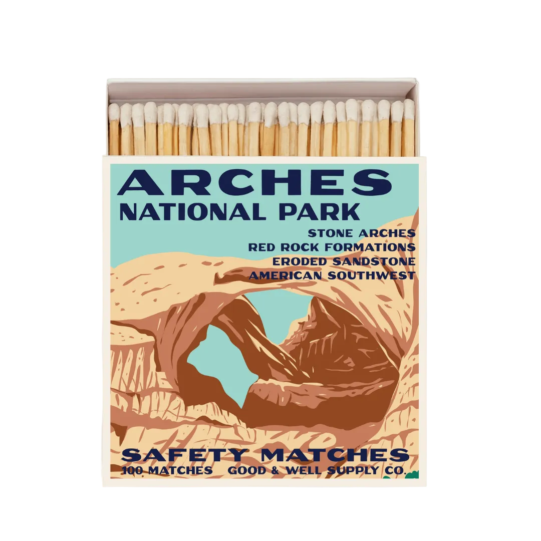 Arches Vintage National Park Cabin Matches - Tejas Country Club