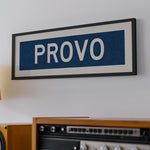 Framed Provo Navy Bus Scroll - Tejas Country Club