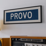 Framed Provo Navy Bus Scroll - Tejas Country Club