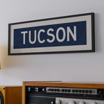 Framed Tucson Navy Bus Scroll - Tejas Country Club