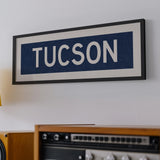 Framed Tucson Navy Bus Scroll - Tejas Country Club
