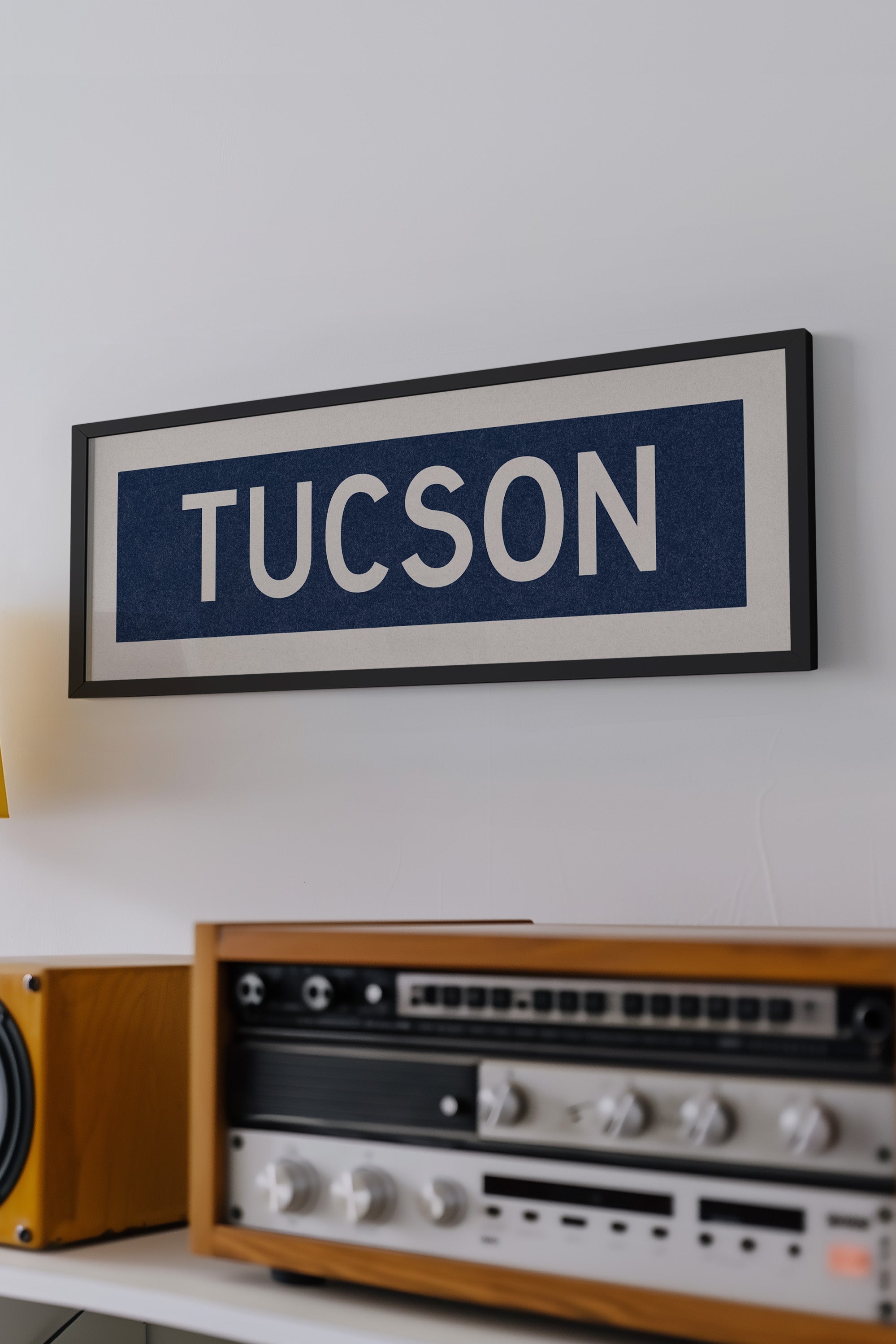 Framed Tucson Navy Bus Scroll - Tejas Country Club