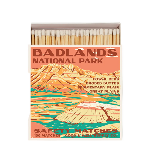 Badlands Vintage National Park Cabin Matches - Tejas Country Club