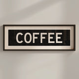 Framed Coffee Bus Scroll Sign - Tejas Country Club