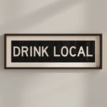 Framed Drink Local Bus Scroll Sign - Tejas Country Club