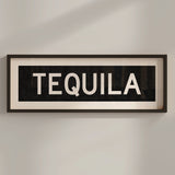 Framed Tequila Bus Scroll Sign