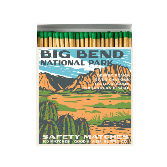 Big Bend Vintage National Park Cabin Matches - Tejas Country Club