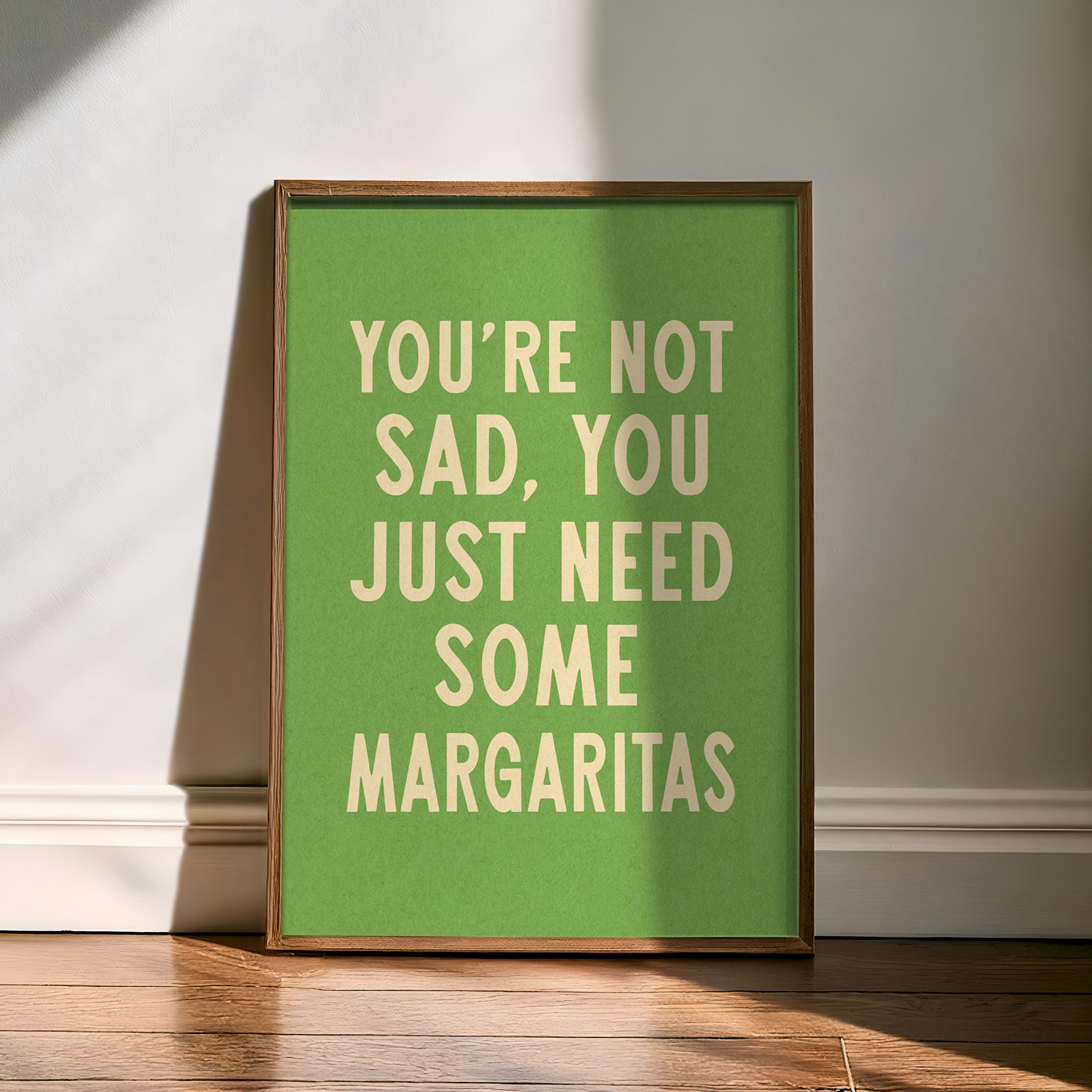Margarita Humor Wall Art Home Decor Art Print - Tejas Country Club