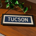 Framed Tucson Navy Bus Scroll - Tejas Country Club