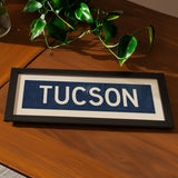 Framed Tucson Navy Bus Scroll - Tejas Country Club
