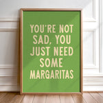 Margarita Humor Wall Art Home Decor Art Print - Tejas Country Club