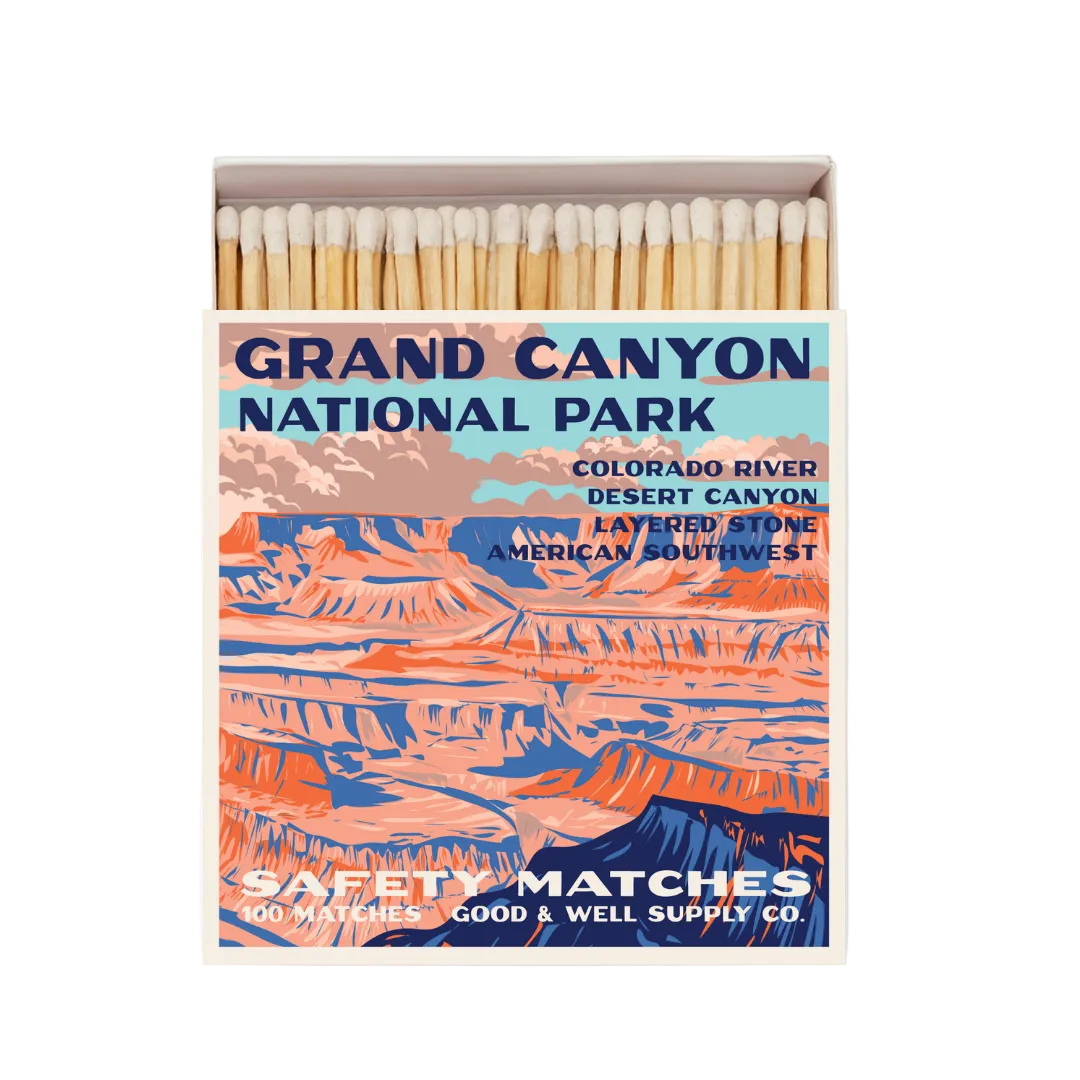 Grand Canyon Vintage National Park Cabin Matches - Tejas Country Club