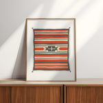 Southwestern Native Style Stripes Rug Art Print #1 - Tejas Country Club