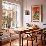 Cactus Landscape Matchbook Tejas Art Print - Tejas Country Club