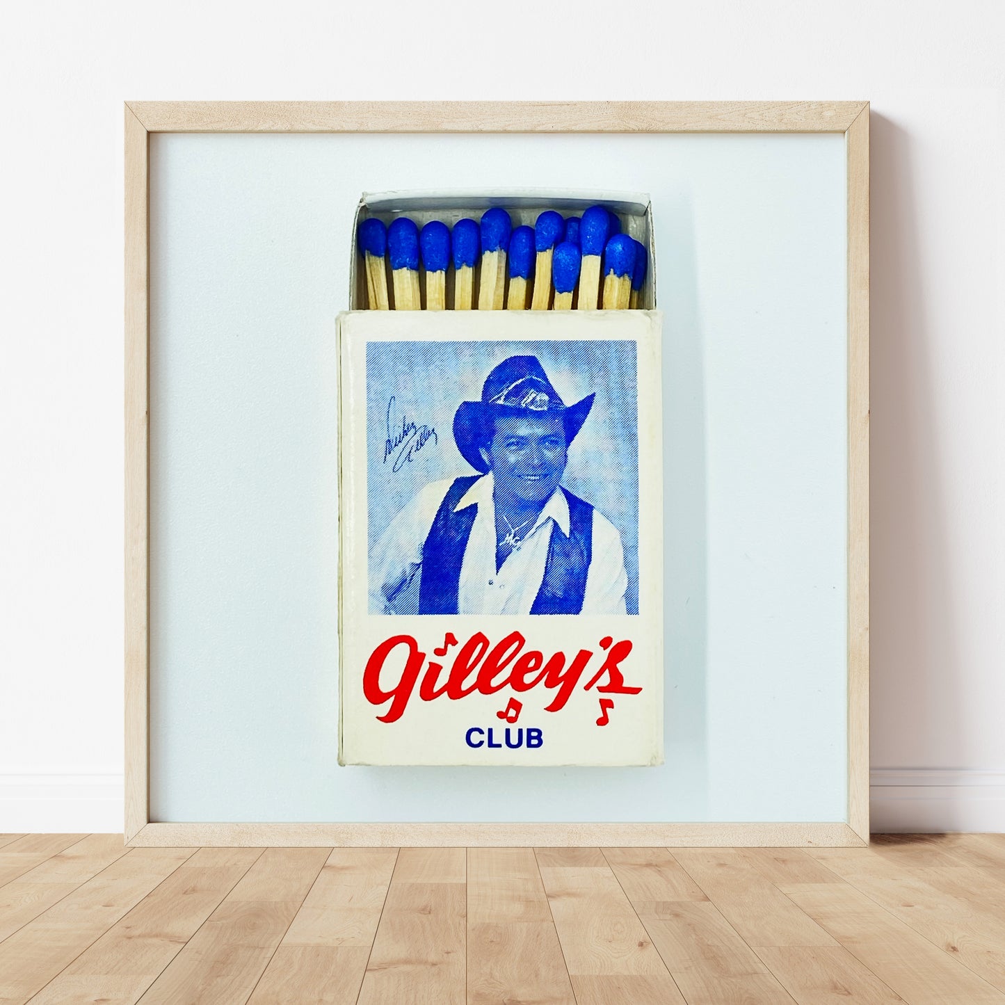 Gilley's Houston Texas Matchbook Photography Print