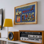 West Texas Vintage Postcard Print - Tejas Country Club