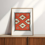 Southwestern Native Style Crosses Rug Art Print - Tejas Country Club
