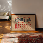 Long Live Barbecue Art Print - Tejas Country Club