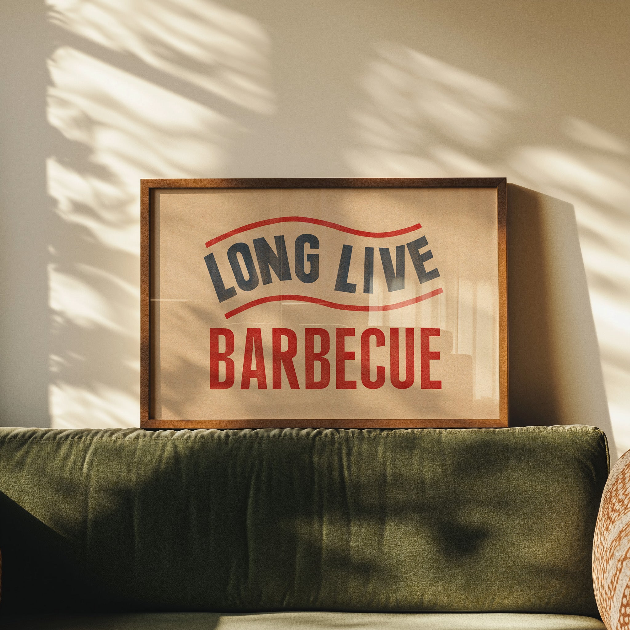 Long Live Barbecue Art Print - Tejas Country Club