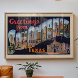 San Antonio Texas Vintage Postcard Print - Tejas Country Club