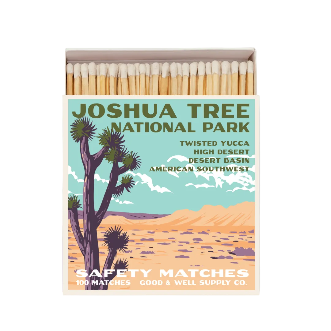 Joshua Tree Vintage National Park Cabin Matches - Tejas Country Club
