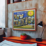 New Mexico Vintage Postcard Print - Tejas Country Club