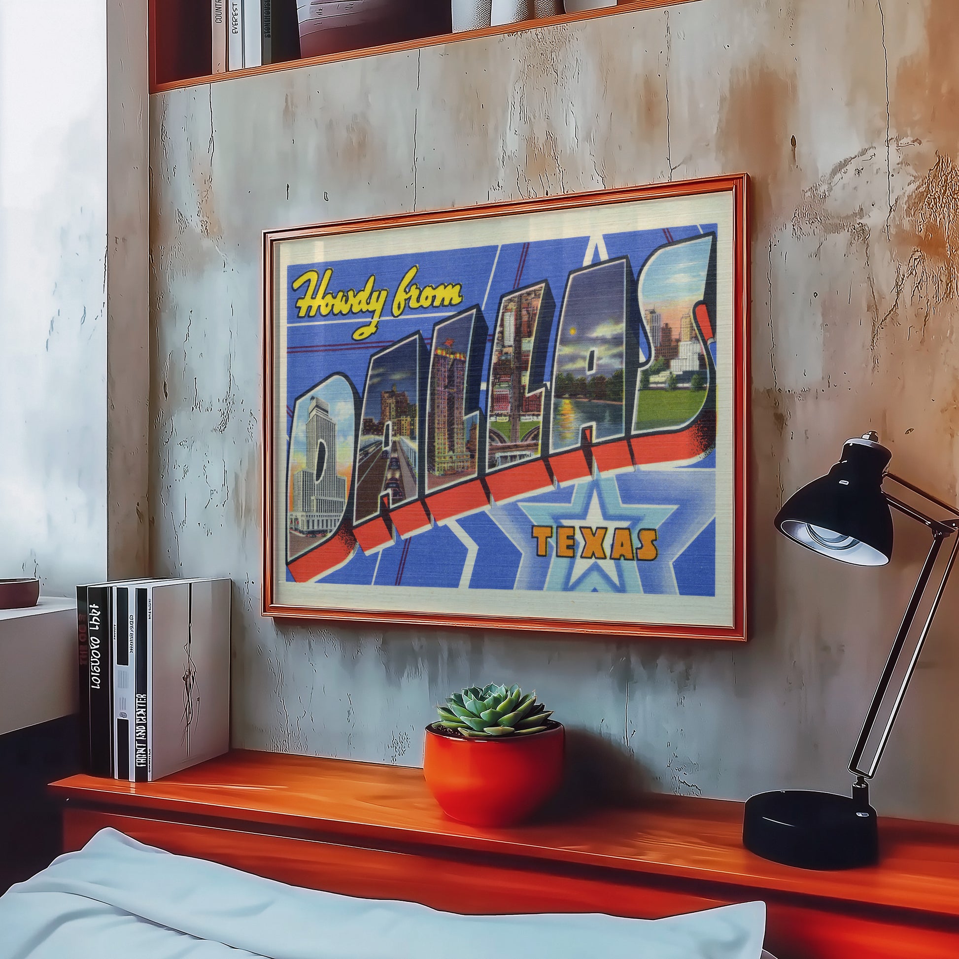 Adesivo Dallas Texas Skyline Della Città Silhouette Sfondo Bianco - Foto 3